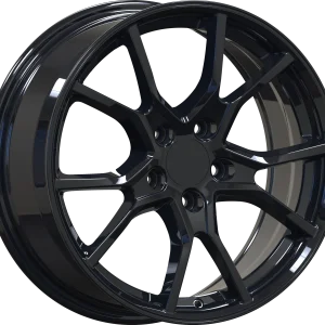 YKW Replicas – MF17 – Black – 17″x7.5″ 40mm – All weather Wheels – RW180022